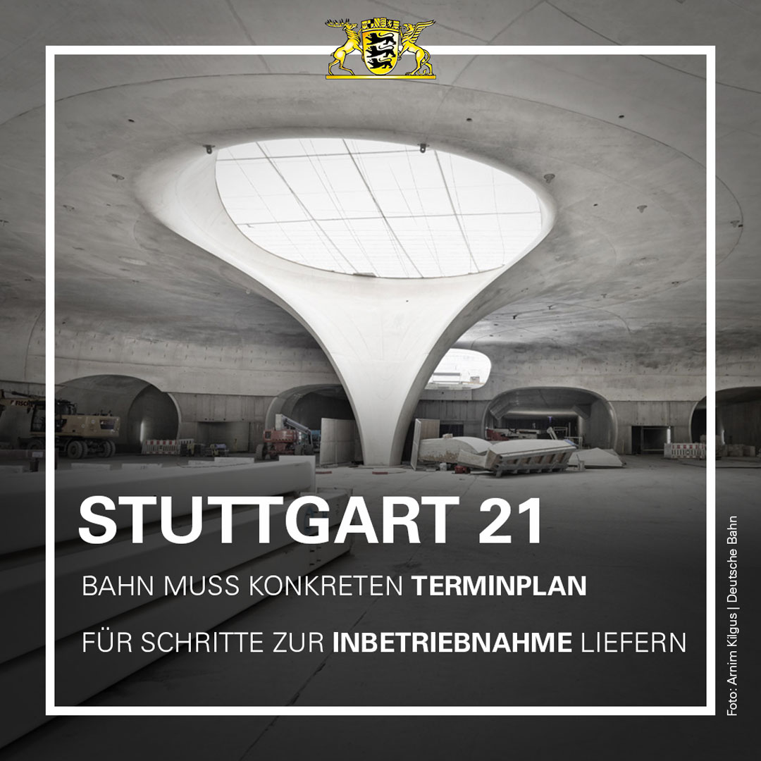 Wie geht es weiter mit #Stuttgart21? Wir wissen jetzt: Die Bahn kann aktuell nicht sagen, ob und in welcher Form der Bahnhof 2025 ans Netz geht. Für uns steht fest, dass es keinen #Holperstart geben darf.