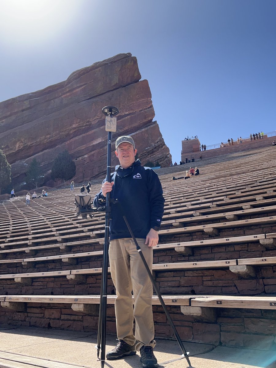 EosGNSS's tweet image. Check out the latest addition to our case study map! In this photo, Jim Casey collects data at Red Rocks Park and Amphitheatre in Colorado. He&apos;s using an Arrow Gold #GNSS receiver &amp;amp; #ArcGISFieldMaps to verify accuracy of previously captured drone imagery!

eos-gnss.com/case-study-map