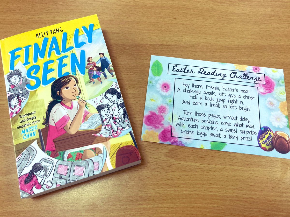 missakershaw's tweet photo. Thank you Reading Ambassadors for my half term read! Canβt wait to get started π€© @WCommonPS @kellyyanghk #WCPSreading #EasterReadingChallenge https://t.co/F4kpTUWKwX