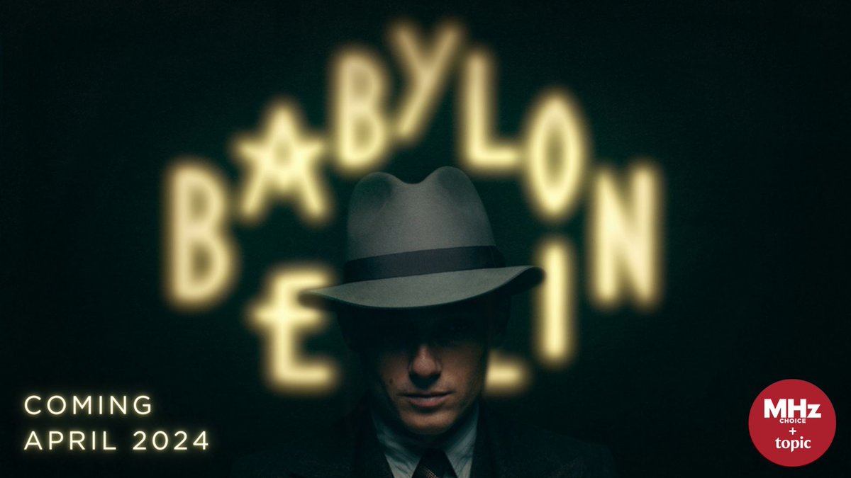 Spring, 1929: A metropolis in turmoil. The rest... is history. BABYLON BERLIN starts streaming exclusively on MHz Choice on April 16, 2024! Then, get ready for the long-awaited North American premiere of the 4th season this summer. Learn more: buff.ly/3P0kN5X