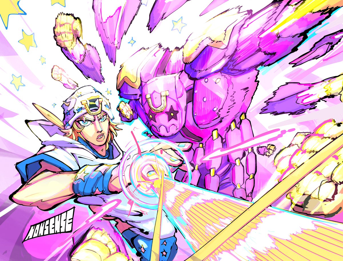 TUSK!! #JoJosBizzareAdventure #anime #drawing #イラスト #fanart