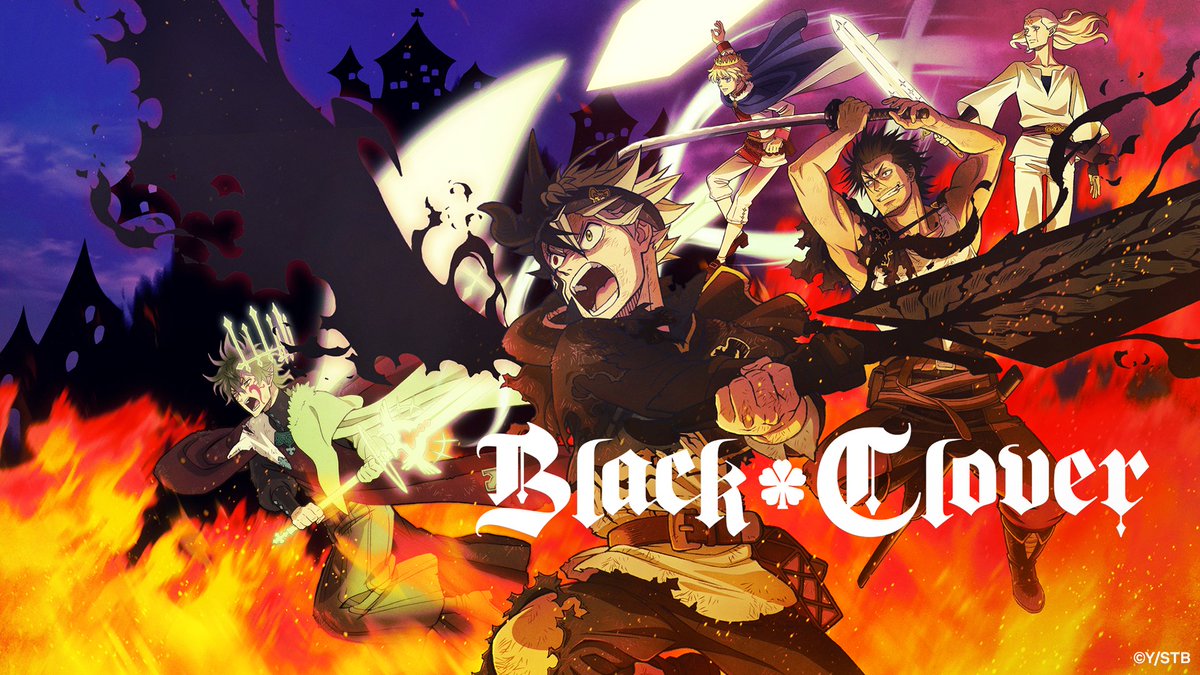 NetflixGeeked's tweet photo. it's a summer of BLACK CLOVER on Netflix.  

SEASON 1 is coming April 1st 
SEASONS 2-4 are coming in 2024 https://t.co/xyfFX7zuak