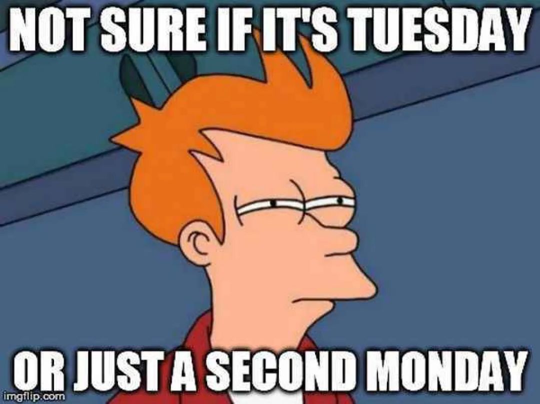 CCSleeves's tweet photo. It's days like these, when you really need extra coffee.

.

#monday #tuesday #secondmonday #whatdayisit #coffee #needcoffee #help #whatishappening #futurama #hmmm #whyisthisweeksolong https://t.co/eiJ3gjPEX4