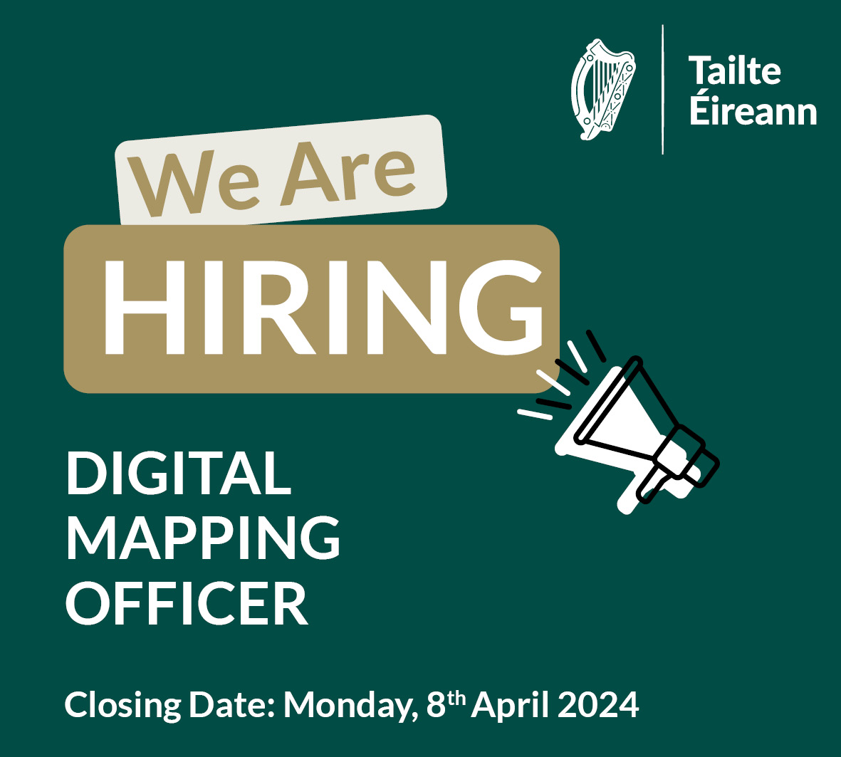 TailteEireann's tweet photo. Are you looking for a new career with full training and support working with a great organisation? We are inviting applications for full-time, permanent positions  in Roscommon, Waterford and Dublin. 

Closing date: Monday, 8 April https://t.co/s29XoYcwSL

#newcareer #newjob20234 https://t.co/3OeeMpUD79