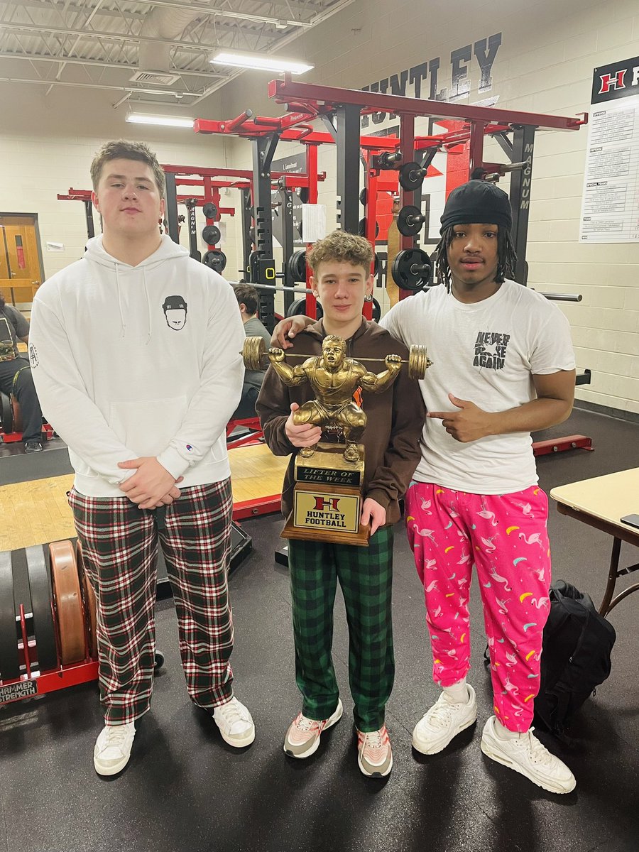 Congrats to the lifters of the week!! These 3 all improved greatly during testing this week. Proud of you Chase Pyszka, <a href="/WabelRyan/">Ryan Wabel</a>, and <a href="/JonasOwens52/">Jonas Owens (2026)</a>
