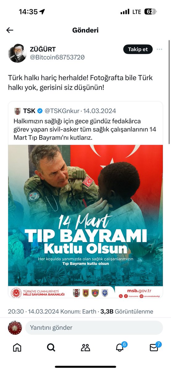 Osmanlı Torunu (@osmanlitorunute) on Twitter photo Devletimizin ve milletimizin mehmetcigi <a href="/TSKGnkur/">TSK</a> için onursuzlastırma asagılama lakayt bir dil ıle sahıs peygamber ocagına futusuz hakaretletini belirtmiştir <a href="/EmniyetGM/">Türk Polis Teşkilatı</a> <a href="/istanbul_EGM/">İstanbul Emniyet Müdürlüğü</a> <a href="/SiberayEGM/">Siberay</a> <a href="/X/">X</a> sirketi bu sahsın sayfasını kapatmamak halkı galeyana getirmekle esdegerdir Devletimizin ve milletimizin mehmetcigi <a href="/TSKGnkur/">TSK</a> için onursuzlastırma asagılama lakayt bir dil ıle sahıs peygamber ocagına futusuz hakaretletini belirtmiştir <a href="/EmniyetGM/">Türk Polis Teşkilatı</a> <a href="/istanbul_EGM/">İstanbul Emniyet Müdürlüğü</a> <a href="/SiberayEGM/">Siberay</a> <a href="/X/">X</a> sirketi bu sahsın sayfasını kapatmamak halkı galeyana getirmekle esdegerdir
