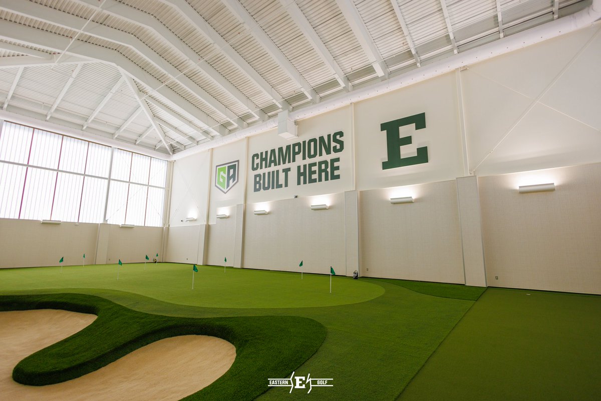 Spring golf in Michigan is unpredictable, thankfully the conditions are always perfect inside our new home

#EMUGolf | #ChampionsBuiltHere