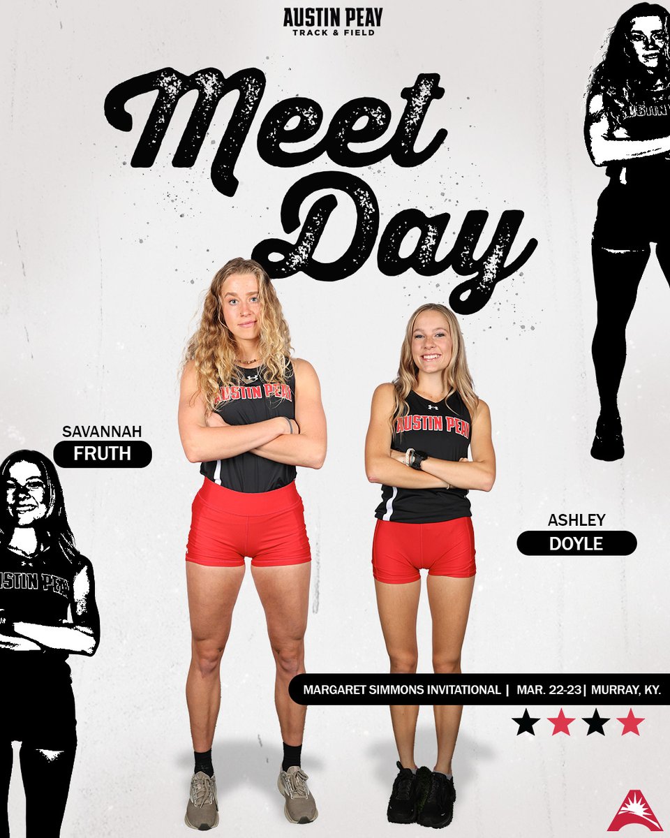 GovsXCTF's tweet photo. 𝙊𝙐𝙏𝘿𝙊𝙊𝙍 𝙎𝙀𝘼𝙎𝙊𝙉 𝙎𝙏𝘼𝙍𝙏𝙎 𝙏𝙊𝘿𝘼𝙔‼️🎩
🆚 Margaret Simmons Invitational
🕐 2:00 PM CST
🌆 Murray, KY.
📍Marshall Gage Track
#APFT | #LetsGoPeay https://t.co/pLpddDVnHp