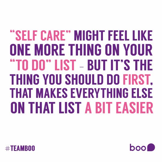 Happy Friday, friends. Make sure you find some time for YOU this weekend. #TeamBoo 💜