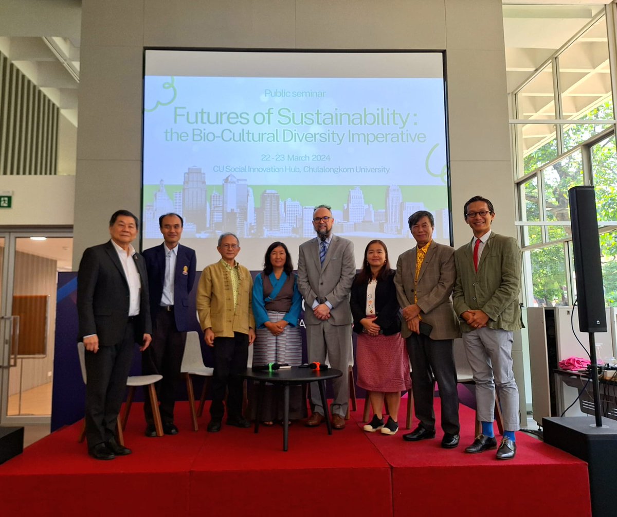 CIPRED (@cipred1) on Twitter photo Chulalongkorn University UNESCO Chair Program panel on "Biodiversity & Cultural Diversity: Global Perspective" in the presence of distinguished panelists: Prof. Dr. Padermsak Jarayabhand, Dr. Pasang Dolma Sherpa, Ms. Helen Magata, Mr. Mrinal Kanti Tripura, & Prof. Dr. Kyle Whyte. Chulalongkorn University UNESCO Chair Program panel on "Biodiversity & Cultural Diversity: Global Perspective" in the presence of distinguished panelists: Prof. Dr. Padermsak Jarayabhand, Dr. Pasang Dolma Sherpa, Ms. Helen Magata, Mr. Mrinal Kanti Tripura, & Prof. Dr. Kyle Whyte.