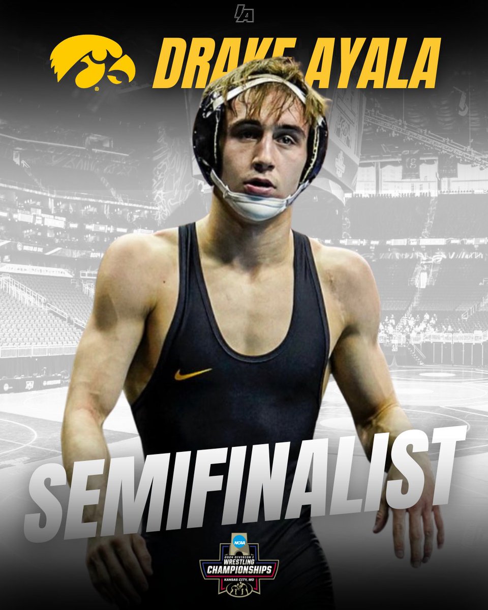 IAwrestle's tweet image. Drake Ayala is headed to the semifinals for the Hawkeyes with a takedown in overtime!

#Hawkeyes