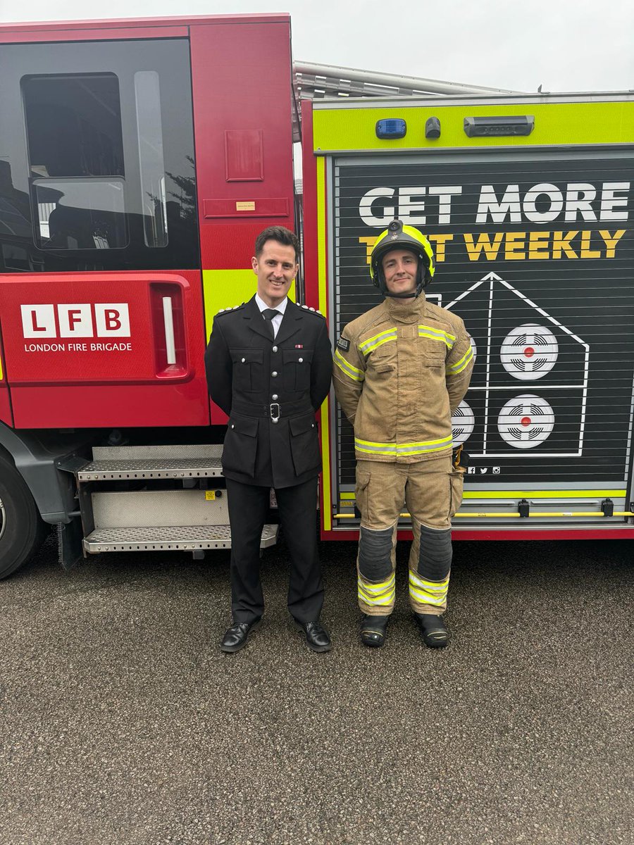 A very warm welcome to our newest Firefighter to the Croydon Borough, his pass out parade was held today at Harrow fire station. Welcome FF Ben Chick who will be serving at Addington fire station