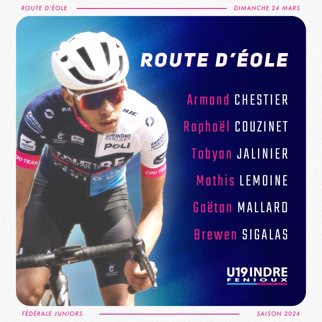 Nos 6 engagés sur la Route d’Éole ce dimanche !