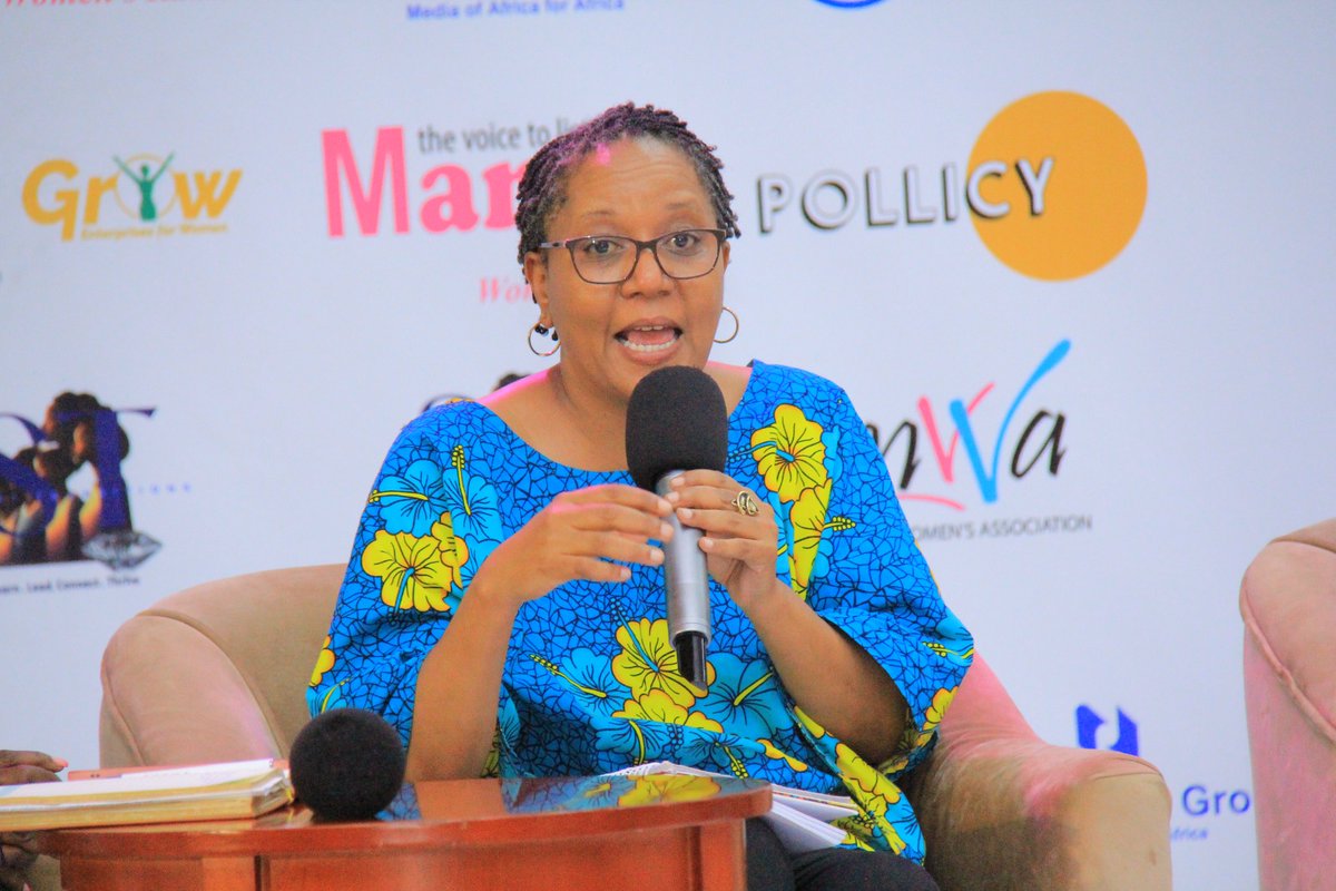 “It's a pleasure that we're having these conversations & it’s part of resilience to say NO. I wish @UMWAandMamaFM can create more safe spaces where any woman journalist can reach out for help.” ~ Ms. Mugarura Racheal, (@ACME_Africa). #WomenInMediaSymposium #WomenRising