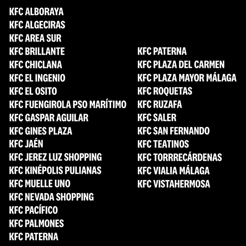 Gente! Hasta el día 25 de este mes, en KFC puedes tener unas zapas exclusivas con tu cara como estas! Consíguelas con el Rasca con premio seguro. Lo obtienes con cualquier Menú + Complemento. Os dejo una imagen con los restaurantes donde podéis optar a ello. Mucha suerte! #promo