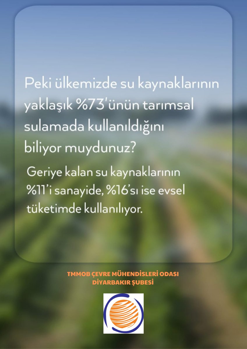Her damlası değerli, her damlasında hayat var. Suyu tasarruflu kullanmak ve su kaynaklarını korumak hepimizin görevidir. 

Su yaşamdır ve artık azalıyor…