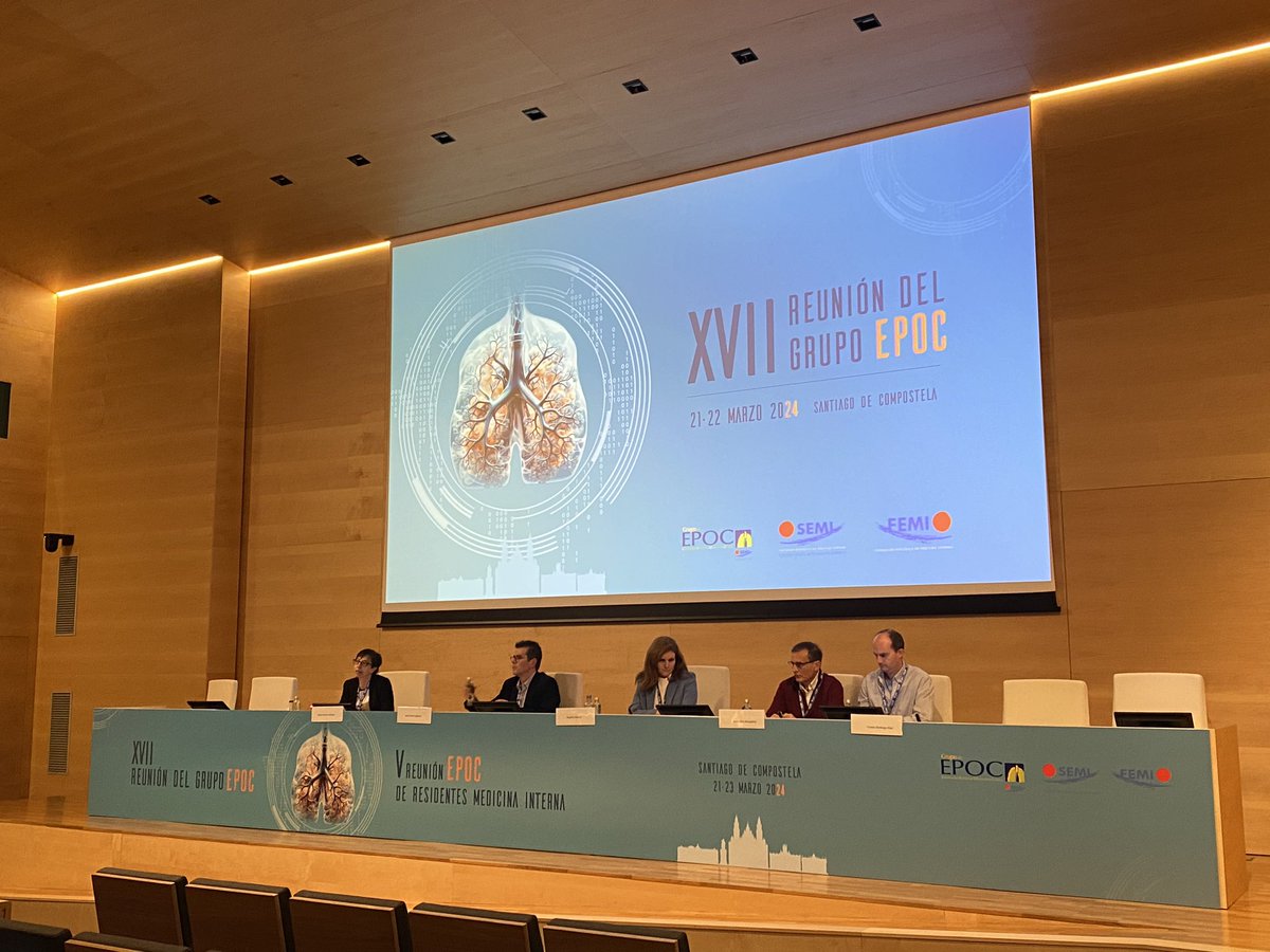 Sociedad Española de Medicina Interna (SEMI) (@sociedad_semi) on Twitter photo 📢🔴🩺 #17EPOCSEMI | Mesa redonda de #EPOC y riesgo #Cardiovascular. Moderan: Dr. Jesús Recio y Dra. María G. Antúnez
Ponentes:
-Dr. <a href="/jediezman/">Jesus Diez Manglano</a>, sobre EPOC y riesgo cardiovascular. ¿Qué podemos hacer?
-Dra. Merelo, sobre factores de riesgo CV y EPOC
-Dr. Santiago, sobre si es 📢🔴🩺 #17EPOCSEMI | Mesa redonda de #EPOC y riesgo #Cardiovascular. Moderan: Dr. Jesús Recio y Dra. María G. Antúnez
Ponentes:
-Dr. <a href="/jediezman/">Jesus Diez Manglano</a>, sobre EPOC y riesgo cardiovascular. ¿Qué podemos hacer?
-Dra. Merelo, sobre factores de riesgo CV y EPOC
-Dr. Santiago, sobre si es