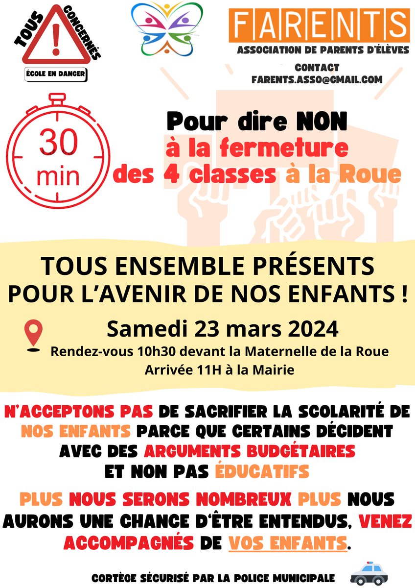 Farents1's tweet photo. @fontenay92 tous concernés par la fermeture scandaleuse de 4 classes à l’école de la Roue. Venez nombreux ! @leparisien_92 @France3Paris https://t.co/pAHkBXVQlo