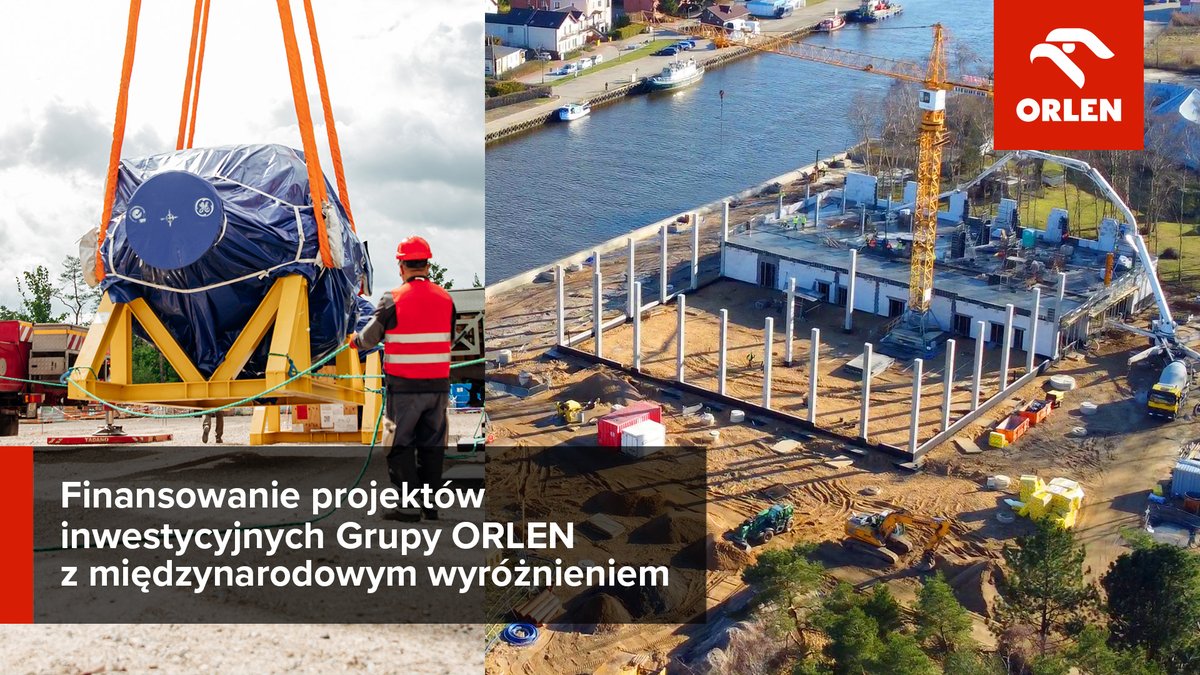 Działania Grupy ORLEN w zakresie finansowania projektów inwestycyjnych docenione w Londynie💪 Transakcje finansowania naszych dwóch projektów rozwojowych z obszaru energetyki zdobyły nagrody IJ Global Awards: budowa morskiej farmy wiatrowej Baltic Power w kategorii “Renewable