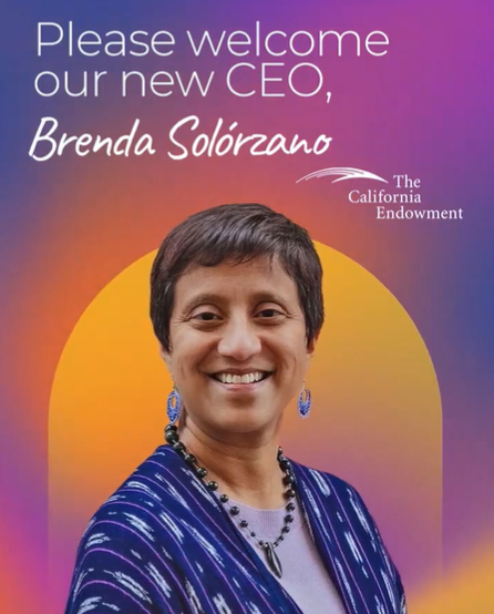 I am thrilled to welcome my colleague and friend Brenda Solórzano to the leadership post at TCE!  She is a brilliant, fearless, intrepid warrior for health equity and social justice.