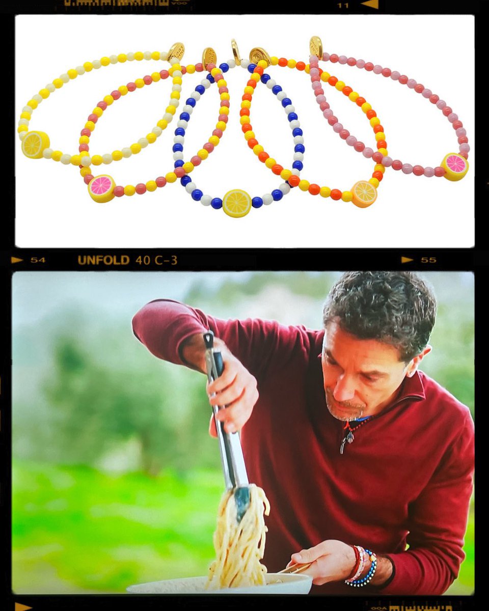 danalevyltd's tweet photo. 🧿 Spy...   @Ginofantastico doing what he does best in our new #danalevy Sicilian Frutta charm glass bead bracelet on @thismorning … Italians do it better! 🍋 https://t.co/NL3RtzOP9i