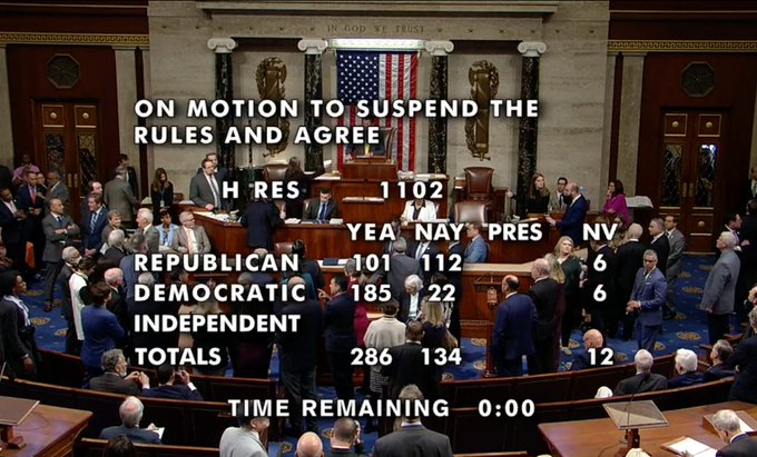 With the majority of House Republicans voting no on the second government funding bill, @HouseDemocrats have once again governed from the minority to move our country forward and prevent a catastrophic government shutdown.
