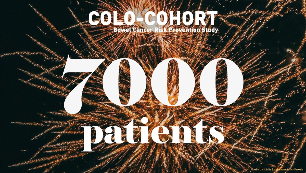 Huge #colocohort milestone🎉 Massive thanks to our wonderful study sites for kicking off the year with superb recruitment & a heartfelt thank you to our funders & participants for making it all possible🙏 @GutsCharityUK @myedinburghpark @SBRFoundation @NCL_medscience @RI_STSFT