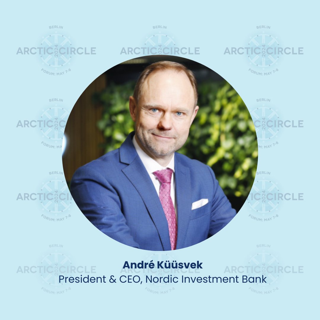 Happy to welcome @AndreKuusvek President & CEO of Nordic Investment Bank @nib to the #BerlinForum 🇩🇪