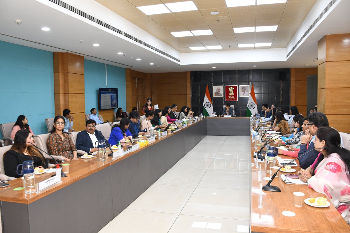 "Today's pivotal discussion on “Enabling Women Workforce Participation in Logistics Sector” with <a href="/LPAI_Official/">Land Ports Authority of India</a>, <a href="/cbic_india/">CBIC</a>, #MSMEs, Large Enterprises, Industry Associations like <a href="/WAIWAREHOUSING/">WAI</a>, Skill Training Institutes, Academia, Multilateral focuses on challenges