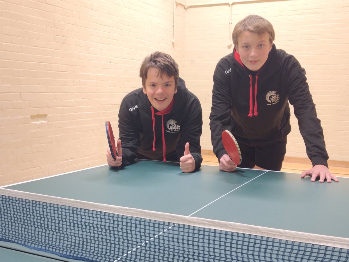 We say a found farewell to our Table Tennis England Young Ambassadors on Tuesday @ryecollegeuk. Both have been an inspiration to our year 7 players, giving tirelessly of their time for which we thank you both. You are a credit to yourselves and your school & will be sadly missed.