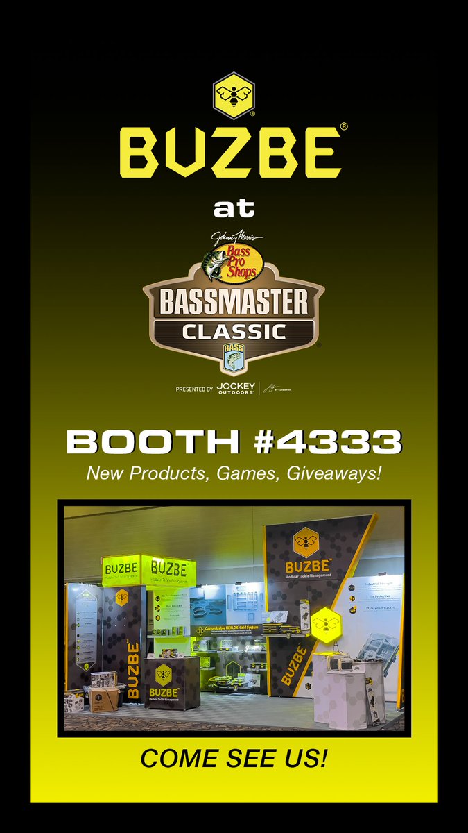 BuzbeFishing's tweet photo. Come see us from now till the end of Sunday! We’re here! #BassmasterClassic https://t.co/lqstwpsdCD