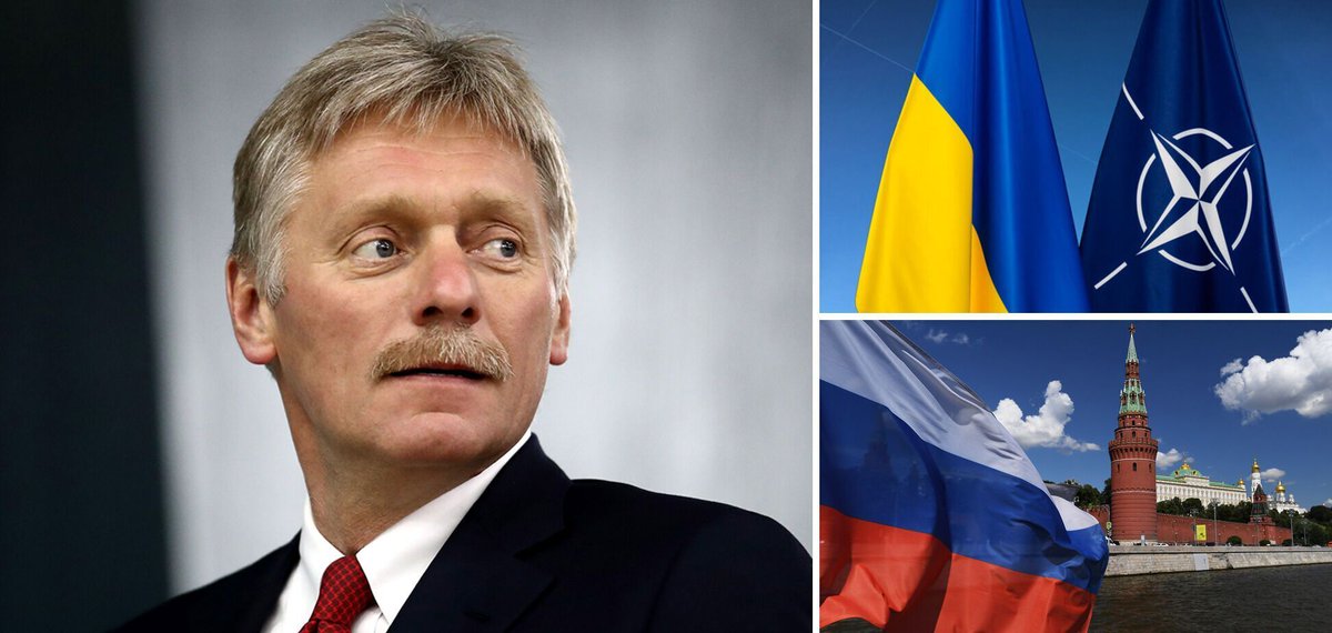 DailyWorld24's tweet photo. 📝🇷🇺#Peskov #Песков #Russia #EU #EUWest #Ukraine: Peskov: Russia is at war. “We are at war. Yes, it started as a special military operation,
But once this group was formed, when the collective West became involved alongside Ukraine, we were already at war for ourselves. I am convinced of this. Everyone must understand this for their internal mobilization.”