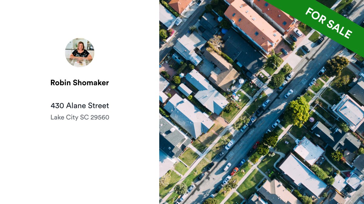 RobinSellsBeach's tweet photo. 📍 430 Alane Street, Lake City, SC, 29560

My latest listing on RateMyAgent.
 117529
https://t.co/5ptf8GEXC6

...
#ratemyagent #realestate #aWise_Realtors_LLC https://t.co/9m1b7MxJWW
