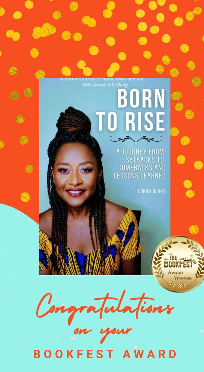 lornab09's tweet photo. I am excited to receive an award from The BookFest for my Born To Rise book!!! https://t.co/kVJe72qMEG