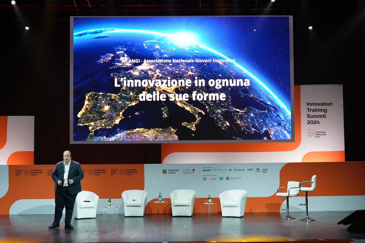 Angi_tech's tweet photo. 📌 Sul main stage dell'#InnovationTrainingSummit con il nostro Presidente @gabferrieri a parlare di #giovani, #innovazione e #formazione all'Auditorium della
Conciliazione a Roma. Un grazie particolare agli organizzatori per l'invito. Lieti di aver patrocinato la manifestazione. https://t.co/2KNt0VdCY1