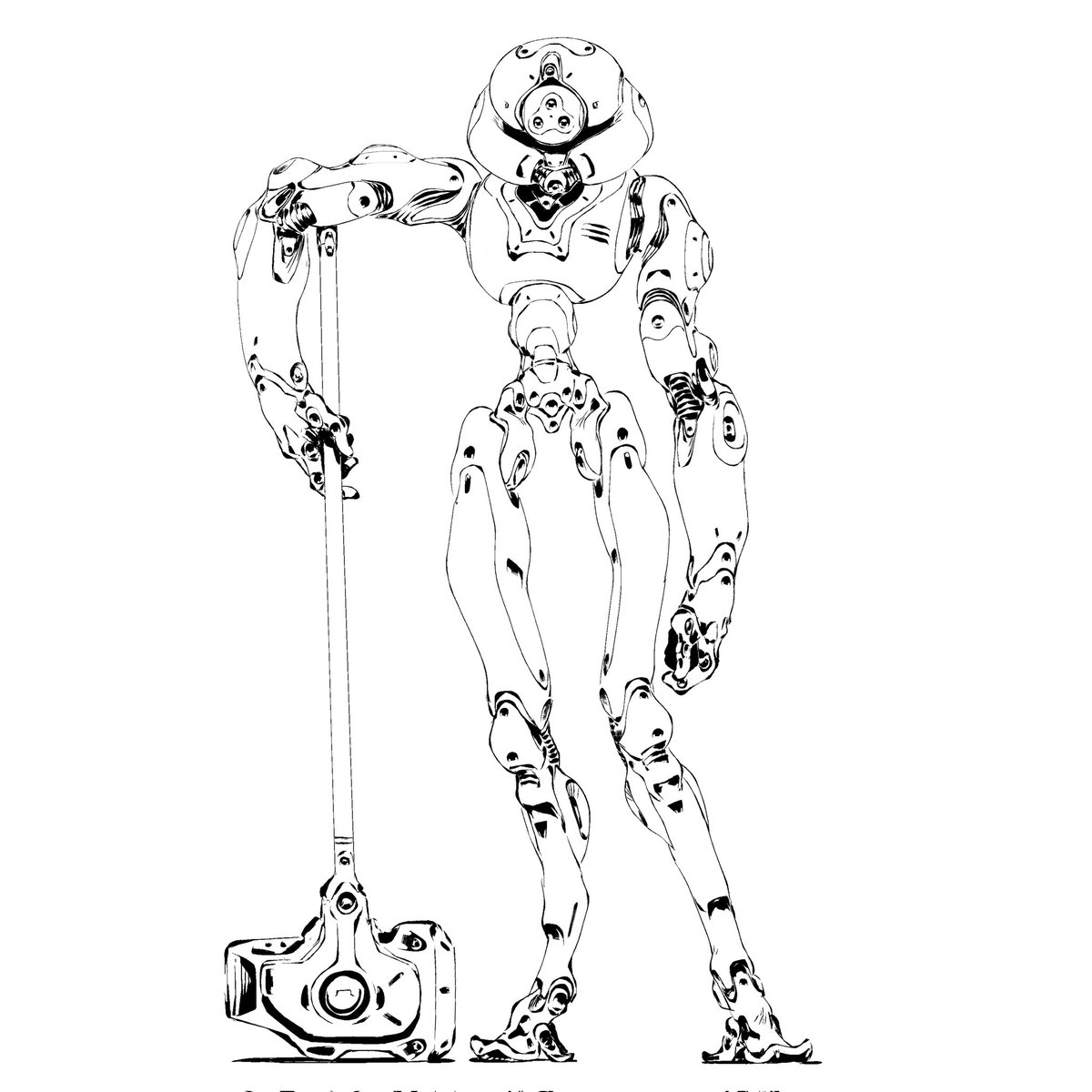 Exploring my Krita process at night again.
.
.
.
#marchofrobots #marchofrobots2024 #sketch #sketchbook #doodle #art #ArtistOnTwitter #drawing #draw #ink #dailysketch #dailyart #conceptart #conceptdesign #sf #scifi #scifiart #robot #mecha #mech #mechdesign #characterdesign #Krita