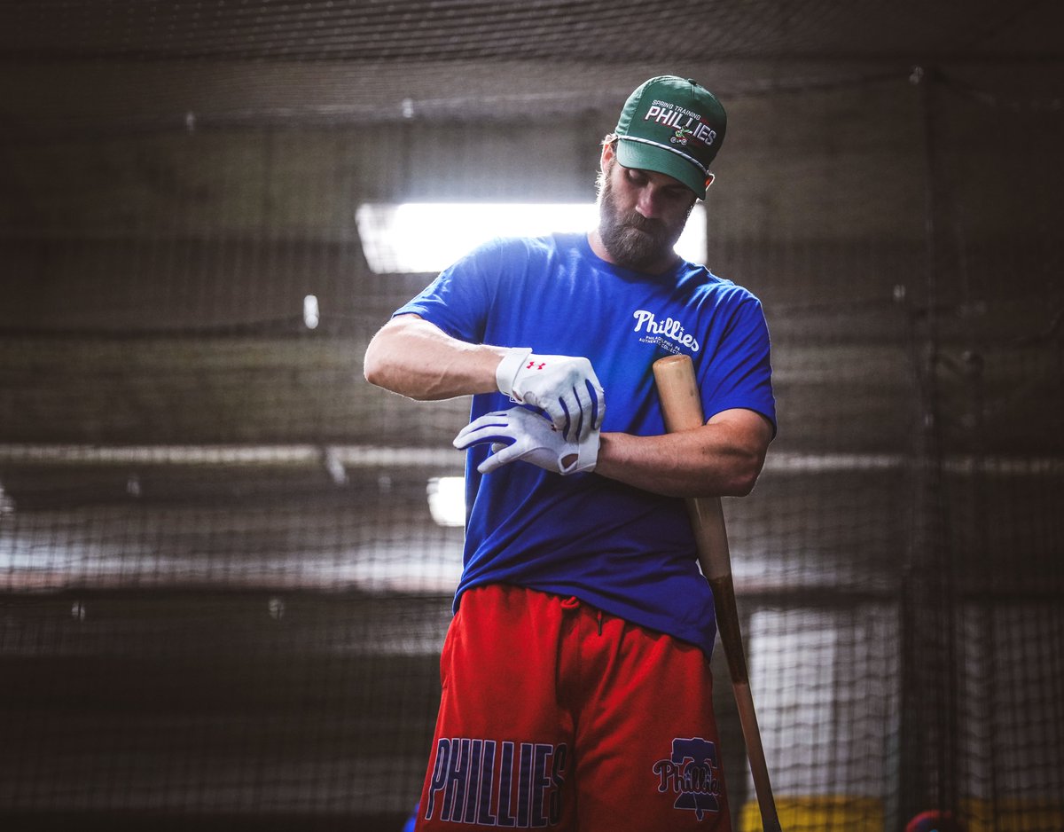 Phillies's tweet photo. Putting in the reps https://t.co/hQnMJFXnCj