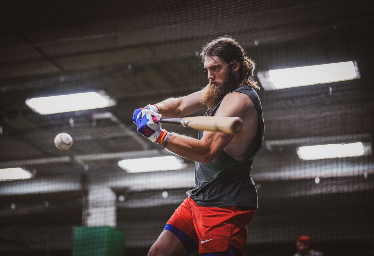 Phillies's tweet photo. Putting in the reps https://t.co/hQnMJFXnCj