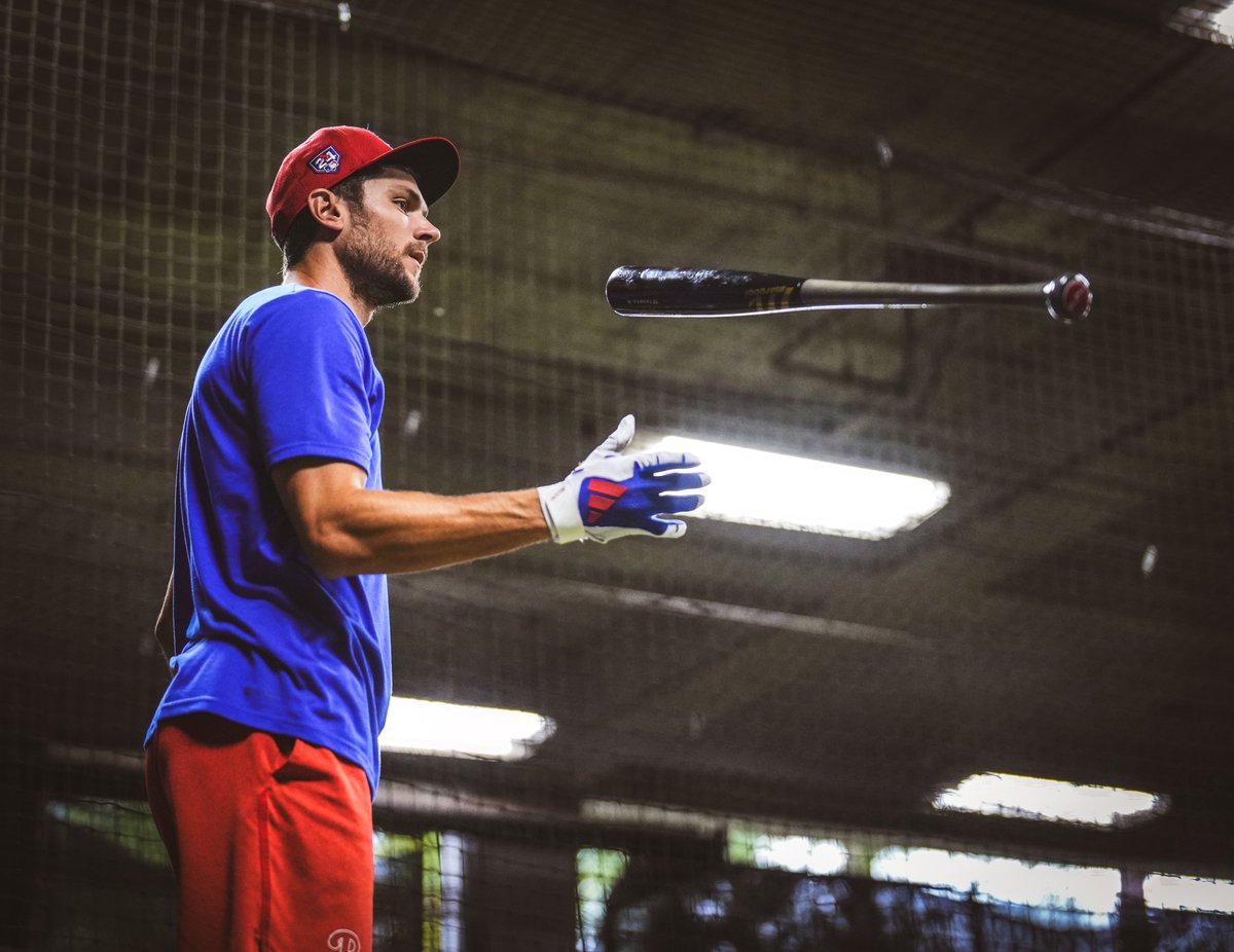 Phillies's tweet photo. Putting in the reps https://t.co/hQnMJFXnCj