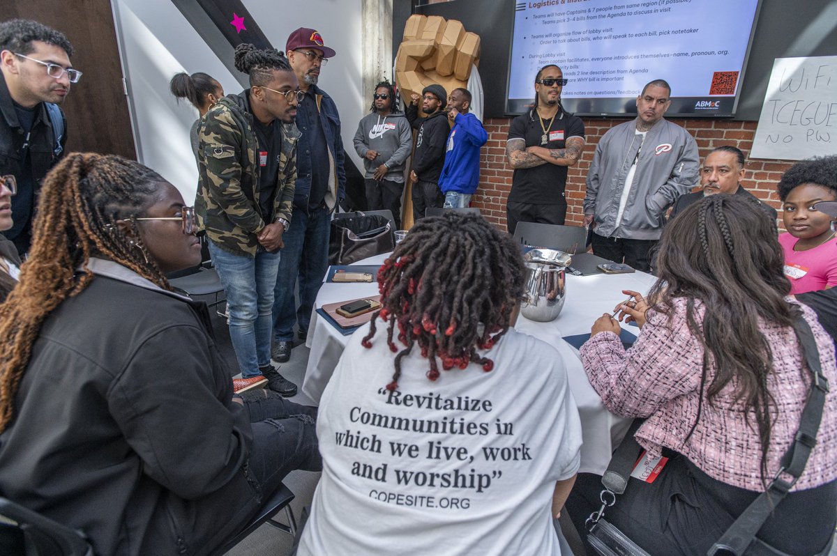 On Monday, we had our 2024 @AllianceforBMOC Policy Briefing and Lobby Day in Sacramento and our people showed-out! We had youth, formerly incarcerated folks, and a whole lot more coming together to fight for our collective agenda and our communities.