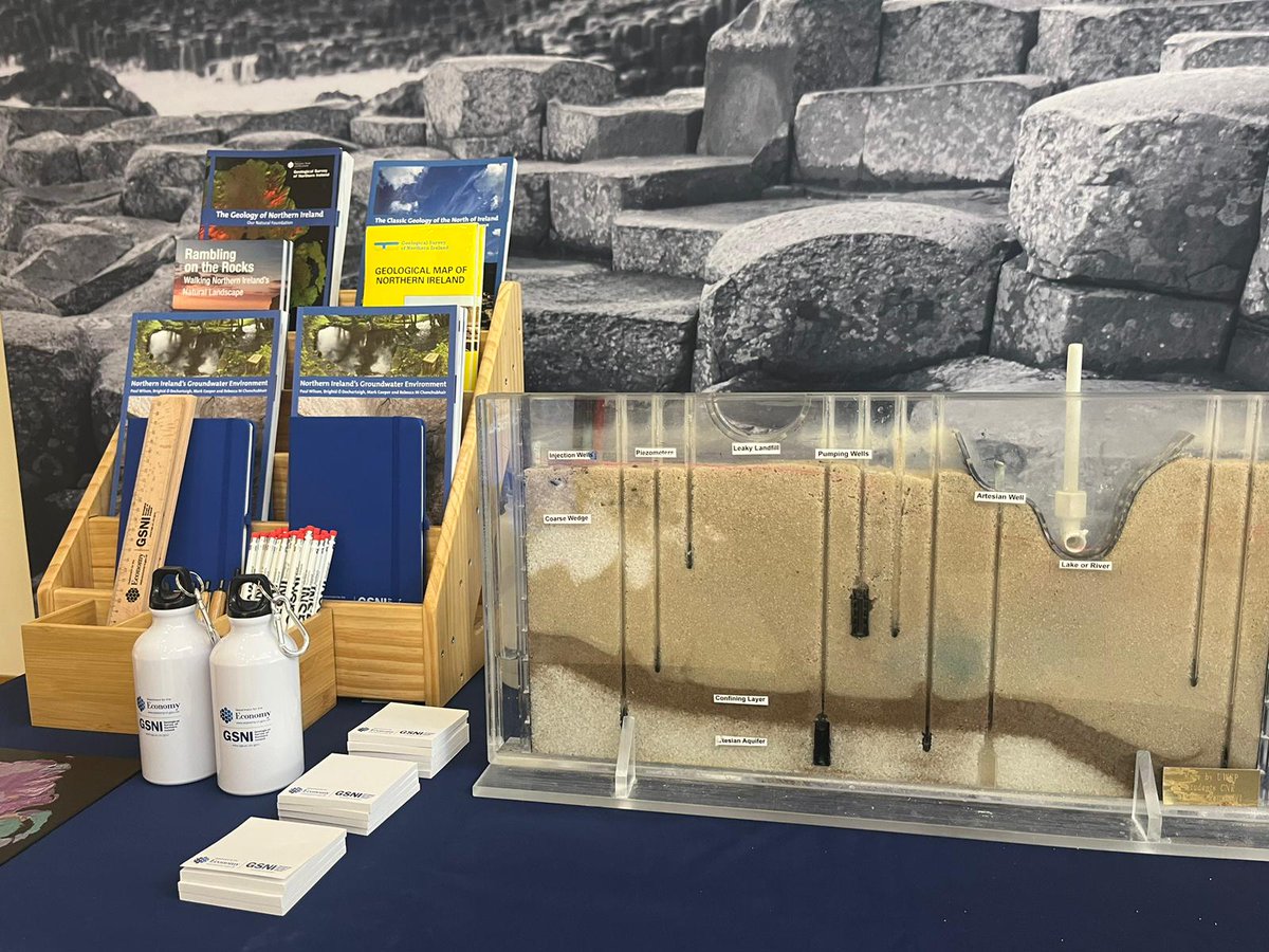 GSNI was an event partner in this week’s @alliresustain Summit. We led the 'Sustainability within the agri-food sector: the role of climate action for water and food security' panel. We also had a groundwater exhibition table that included a hydrogeological model demonstration.