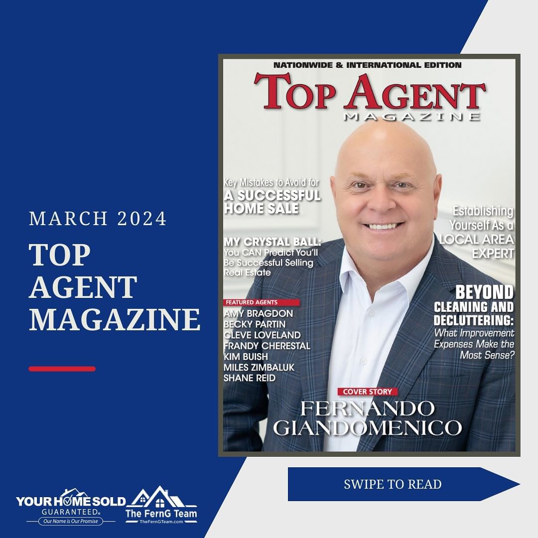 TheFernGTeam's tweet photo. 🔥 Exciting news!

🍾 We’re thrilled to announce that Fernando Giandomenico, CEO/Broker at Your Home Sold Guaranteed Powered by The FernG Team, is featured as the cover story in this awesome real estate edition!
Don’t miss out - read all about it here ➡️ https://t.co/nEFtbZ8I00 https://t.co/1cwpMQKMnq