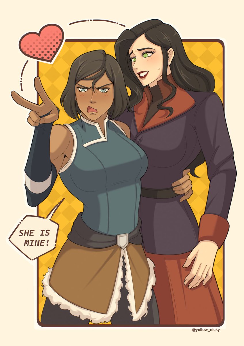 yellow_nicky's tweet photo. Always on guard to protect💕
#korrasami https://t.co/4qgrMLNVwD