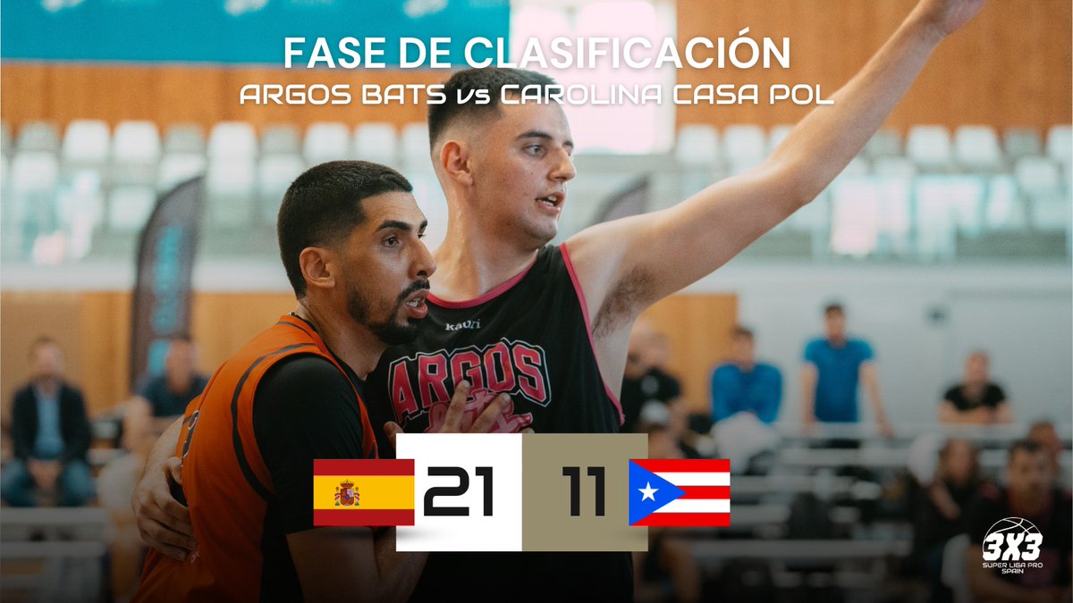 🚨 Final del primer partido de la tarde:

ARGOS BATS 21 - 11 CAROLINA CASA POL

#superligapro