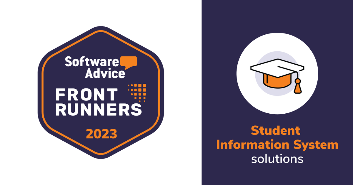📣 Top Student Information System software of 2023! Check out the highest rated apps in our #FrontRunners report 🏆 ➡️ bit.ly/42PxIxj #SoftwareReviews