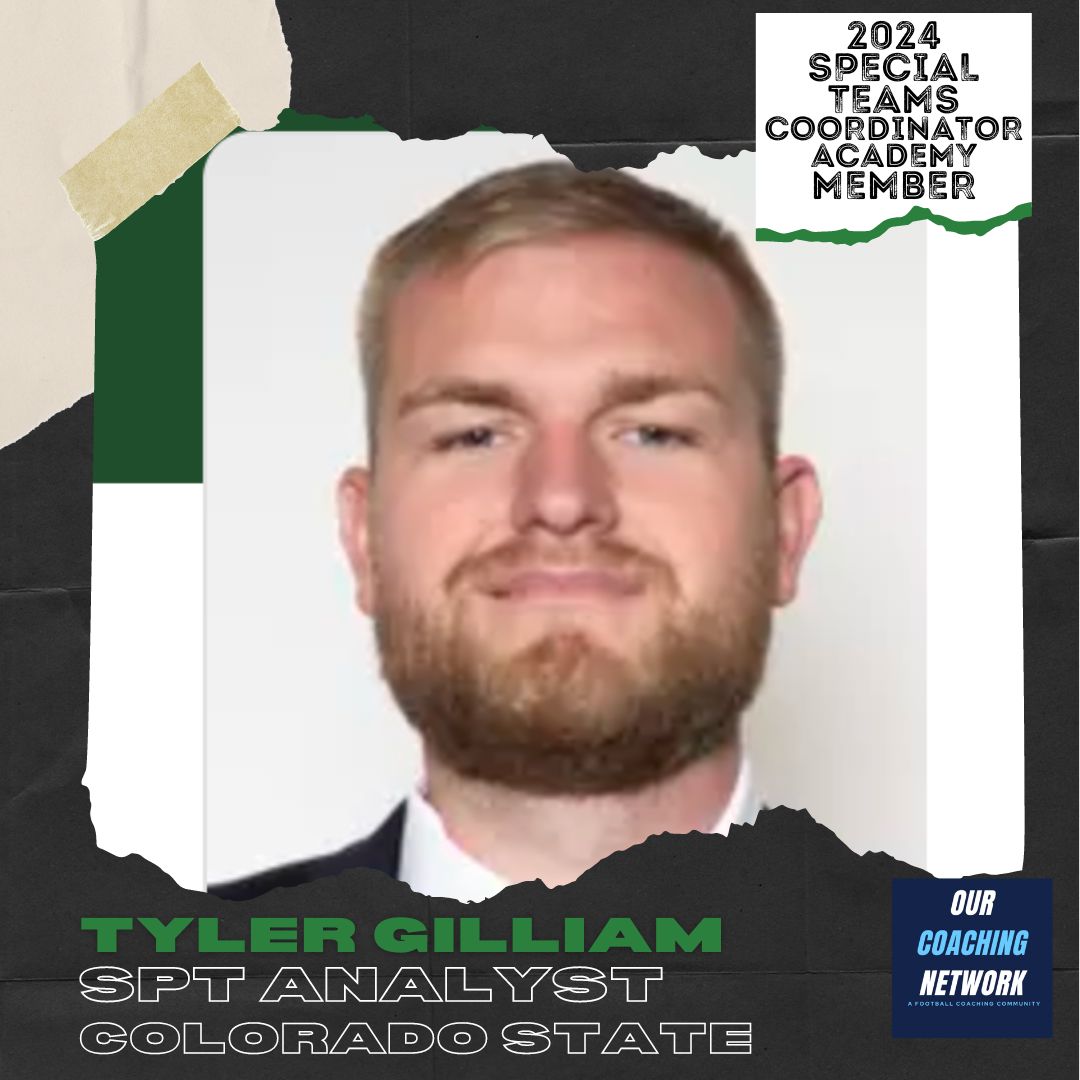 🏈Special Teams Coordinator Academy🏈 Welcome Colorado State Special Teams Analyst @Coach_TGilliam to the 2024 Our Coaching Network STC Academy! Excited to learn & grow with Tyler! STC Academy Selections🧵👇