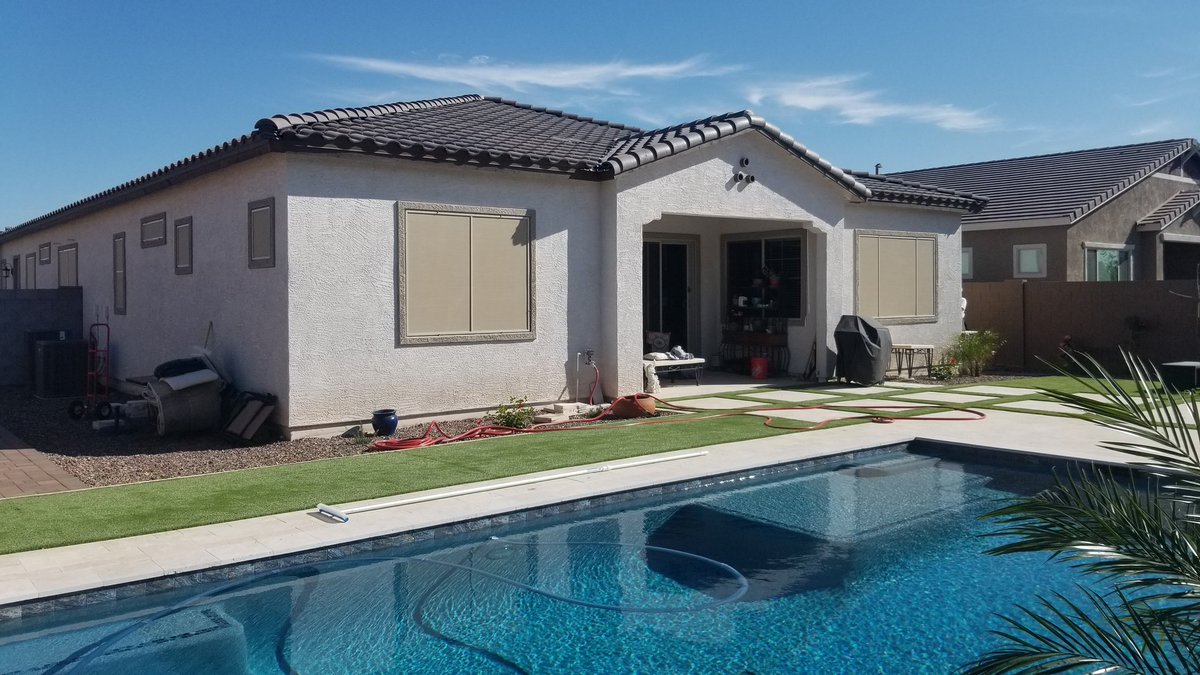 AccentScreens's tweet photo. Almond Frame &amp; Beige Sunscreens 
#solarscreens #sunscreens #shadescreens #windowsunscreens #mesaaz #queencreekAZ #srprebate https://t.co/HTQKbwauoG