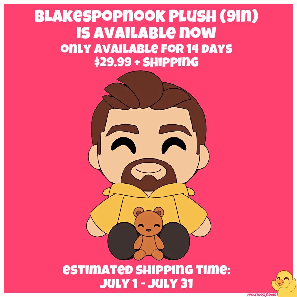 Josh Strife Hayes & Blakespopnook plush are available now!