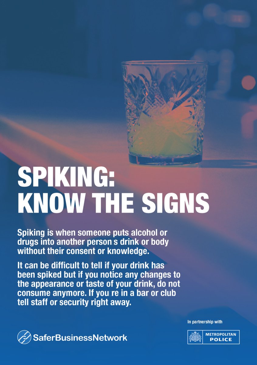 If someone has spiked you, we're here for you. If you're ready to, you can report spiking to us online. But if you don't want to talk to us, or if you want extra support, there are lots of people who can help. To read more please visit: ow.ly/TkAf50QWF2y