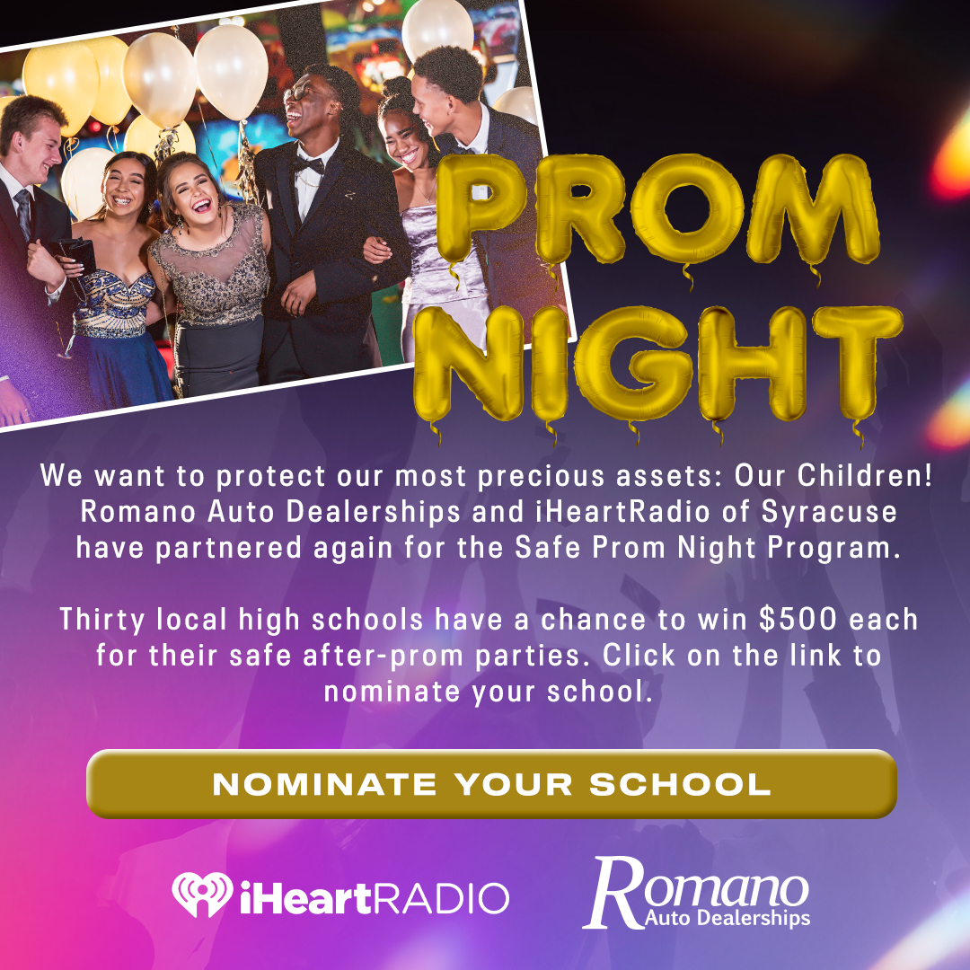 RomanoJeep's tweet photo. We are excited to be sponsoring the Romano Safe Prom Promotion again this year! Parents, students, and teachers can enter their high school to win $500 for an after prom event. Go to https://t.co/ngCcbtOcxd and nominate your school as often as once a day. 🎉💃🚗

#RomanoCares https://t.co/dIxlNCpv6B